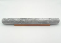 Graues festes Marmornudelholz 39 x 4cm feuchtigkeitsbeständiges mit hölzerner Basis