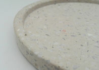 Terrazzo-Steinumhüllungs-Behälter, Küchen-Umhüllungs-Behälter-beige glatte Oberfläche