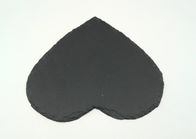 Naturstein Placemats, schwarzer Schiefer überzieht Herz-Form mit Auflagen