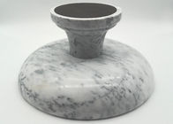 Graue Steinumhüllungs-Schüssel, verlegen dekorativer Stein-Schüssel-natürlichen festen Marmor