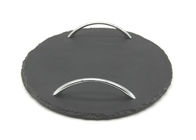 Natürlicher Rand-Schiefer-Umhüllungs-Behälter-runde Form-Durchmesser 22cm für Küche