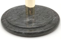 Aufrechter schwarzer Marmorsteinpapierhandtuch-Halter ringsum Metall Polen